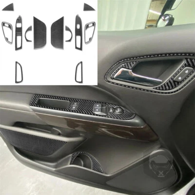 Juego de cubierta de panel de puerta de fibra de carbono de 18 piezas para Chevrolet Colorado/GMC Canyon 2015+ Foto 1 de 4