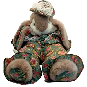 1993 Vintage Aunt Bea Bunny Plush Victorian Style Easter Collectible Toy Kids - Picture 1 of 15