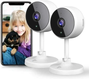 Littlelf WiFi Security Camera, 1080P Indoor Camera Baby Monitor with 2-Way Audio - Picture 1 of 7