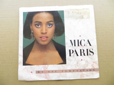 Mica Paris – My One Temptation - 1989 - Island Records 7-99252 7" Single VG+/VG - Image 1 of 4