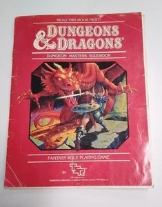 Dungeons & Dragons Dungeon Masters Rulebook, 1983 (Red), Gygax, Arneson, Fair - Picture 1 of 8