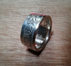 Anello da Moneta 2 Franchi Svizzeri 1886  Argento 835% - Foto 1 di 11