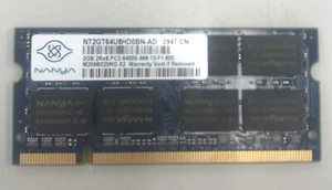 Nanya Ram NT2GT64U8HD0BN-AD 2GB - Picture 1 of 2