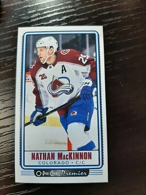 2021-22 O-Pee-Chee - P-4 Nathan MacKinnon Premier Tallboys - Image 1 of 2