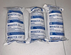 Brita White 3 Pk Water Pitcher Standard Replacement Filters Sealed New No Box!! - Picture 1 of 2