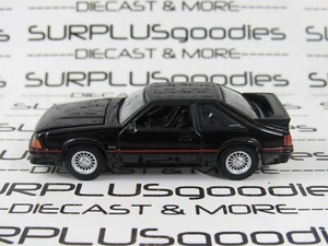 2022 Greenlight 1:64 LOOSE Black w/Red Stripe 1987 FORD MUSTANG GT 5.0 Foxbody - Picture 1 of 7