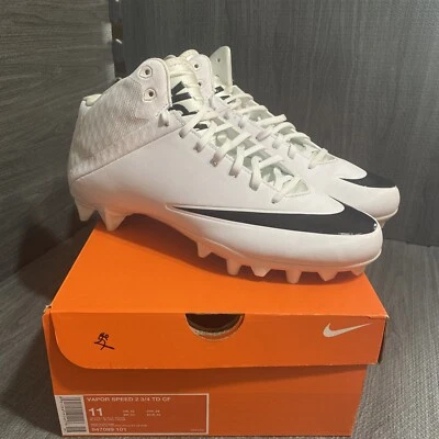 NIKE Vapor Speed 2 3/4 TD CF Football Cleats Orange & White Size 11 With Box - Image 1 of 4