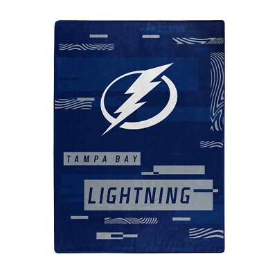 Manta de felpa Tampa Bay Lightning, 60”x80” - Manta cálida y suave de la NHL Foto 1 de 4
