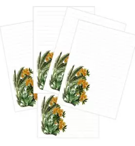 Tropical Living Green Nature- Letter writing paper set / 20 sheets in each pack - Picture 1 of 3