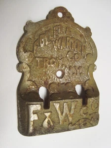 Circa 1900 Fuller Warren Cast Iron Stove Plate, Troy, New York - Picture 1 of 2