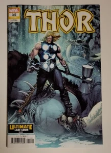 THOR #35 08/2023 VF+ PEPE LARRAZ ULTIMATE LAST LOOK VARIANT MARVEL COMICS - Picture 1 of 5