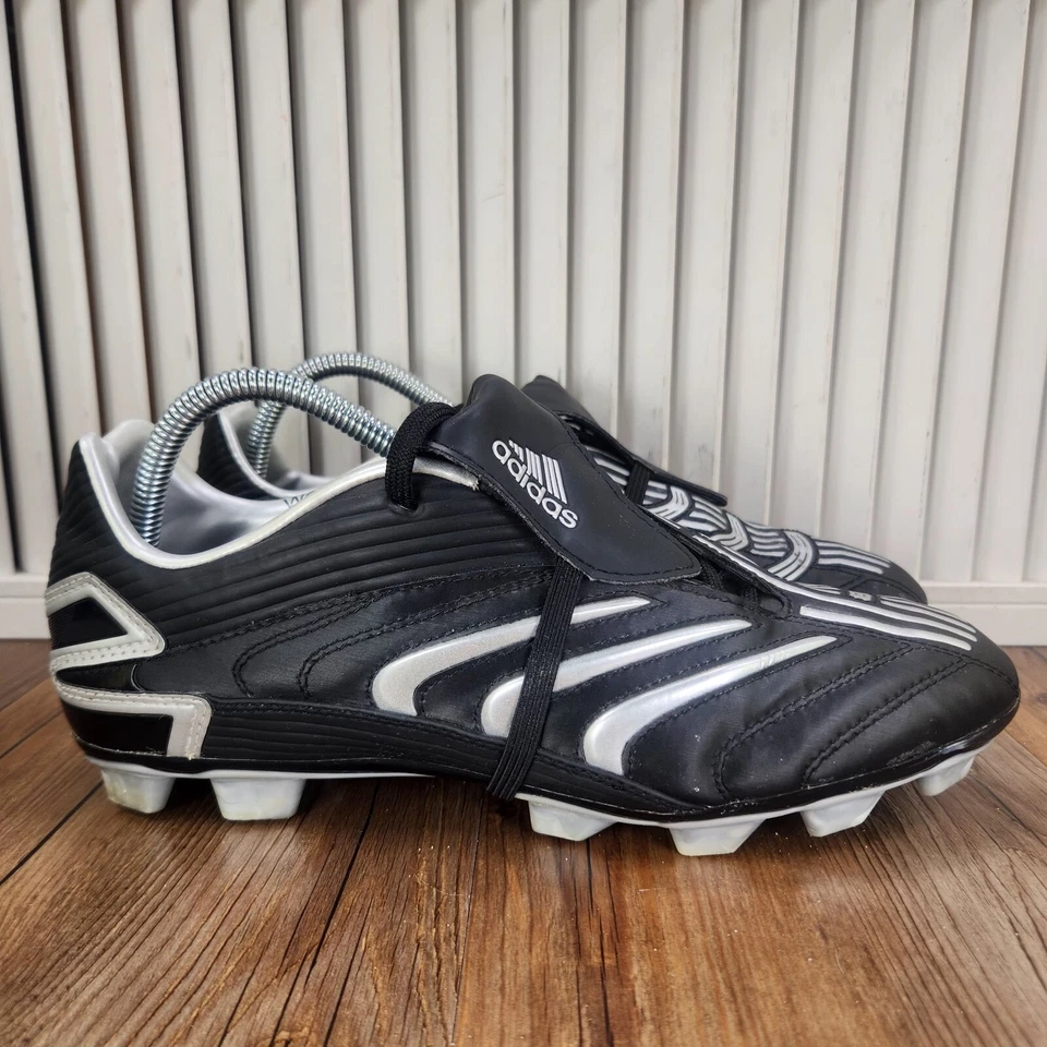 Adidas Absolado Traxion FG 2007 Womens Size 10 Black Silver Soccer Cleats 661359 - Image 1 of 4