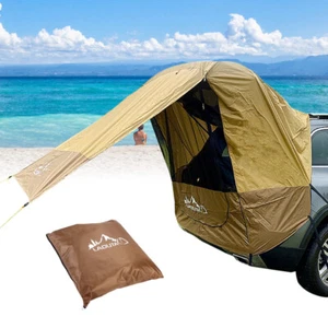 Portable Camping Car SUV Trunk Rear Tent Sun Shelter Rainproof Hatchback Tent US - Picture 1 of 22