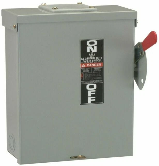 GE TG3223R 3 Wire 2 Pole Fusible Type TG General-Duty Safety Switch