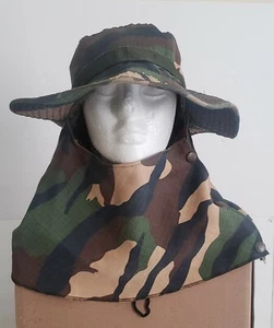 Cappello mimetico secchiello boonie collo viso patta copertura rimovibile e mentoniera *taglia 20"-21" - Foto 1 di 12