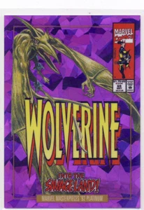 2024 Marvel Masterpieces '92 1992 Platinum Purple Crystals 76V Sandman 02/25 - Foto 1 di 2