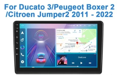 RADIO 2 DIN 9" PARA FIAT DUCATO PEUGEOT BOXER CITROEN JUMPER GPS BLUETOOTH USB - Imagen 1 de 4