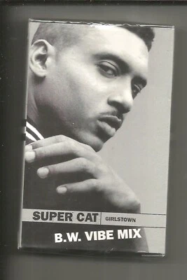 SUPER CAT Girlstown w/ RARE VIBE MIX PROMO DJ Cassette Tape Single SEALED 1995 - Image 1 of 2