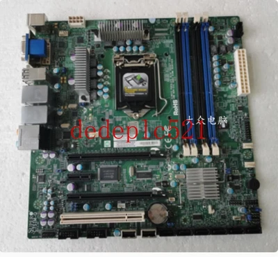 1 PCS AMD C7SIM-Q Server Ausrüstung Motherboard 1156 Pin Dual Netzwerkkarte - Image 1 of 3
