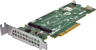 Scheda adattatore SSD Dell 061F54 BOSS PCI-Express x8 a 2 slot SSD M.2 2280 LP - Immagine 1 di 4