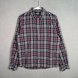 A.P.C. Mens Plaid Shirt Size Small Cotton Long Sleeve Button-Up - Picture 1 of 7
