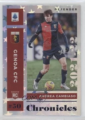 2021 Panini Chronicles Base Serie A Purple Astro Andrea Cambiaso #12 Rookie RC - Image 1 of 2