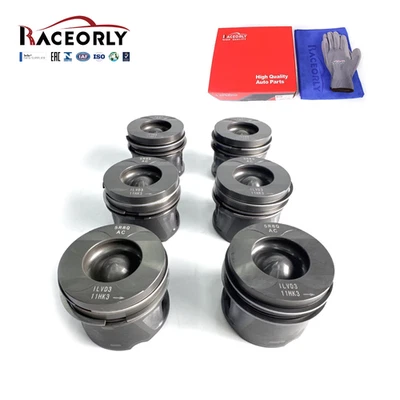 RACEORLY Pistons Rings Φ81mm For LAND ROVER Discovery L319 276DT 2.7 TDV6 08-11 Foto 1 de 4