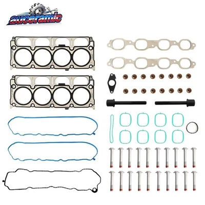 Juego de juntas de culata pernos de culata para 14-20 GMC Sierra Chevrolet Silverado 1500 5,3 L V8 Foto 1 de 4