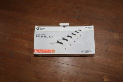 (6-Pk) Commercial Electric Box on Top Integrated LED Canless Recessed Light 6"