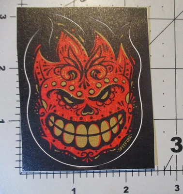 SPITFIRE MUERTO Logo Skate Sticker 2.25 X 3" skateboards helmets decal Z