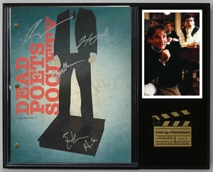 Dead Poets Society  Reproduction Signed Movie Script Wood Plaque Display  - Picture 1 of 7