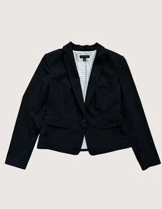Ann Taylor Women’s Size 6 Black Blazer Jacket Excellent Condition - Picture 1 of 13