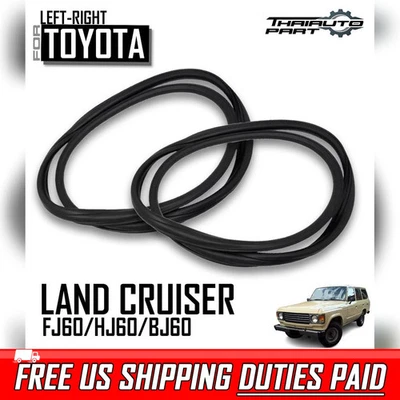 Sello resistente al clima ventana lateral trasera para Toyota Land Cruiser FJ60 HJ60 BJ60 80-90 Foto 1 de 4