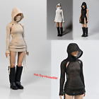 1/6 Scale Long Sleeved Dress Side Lace Backless Model For 12''Action Figure Body