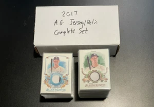 2017 Topps Allen & Ginter Full-Size Jersey Relic Complete Set 111 Cards MINT - Picture 1 of 2