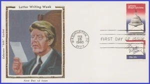 USA5 #1809 U/A COLORANO SILK FDC STR2 Letters Shape Opinions" - Picture 1 of 1