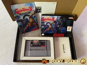 Super Castlevania IV SNES - NTSC-U/C USA OTTIME CONDIZIONI CIB - Imballaggio di alta qualità - Foto 1 di 23