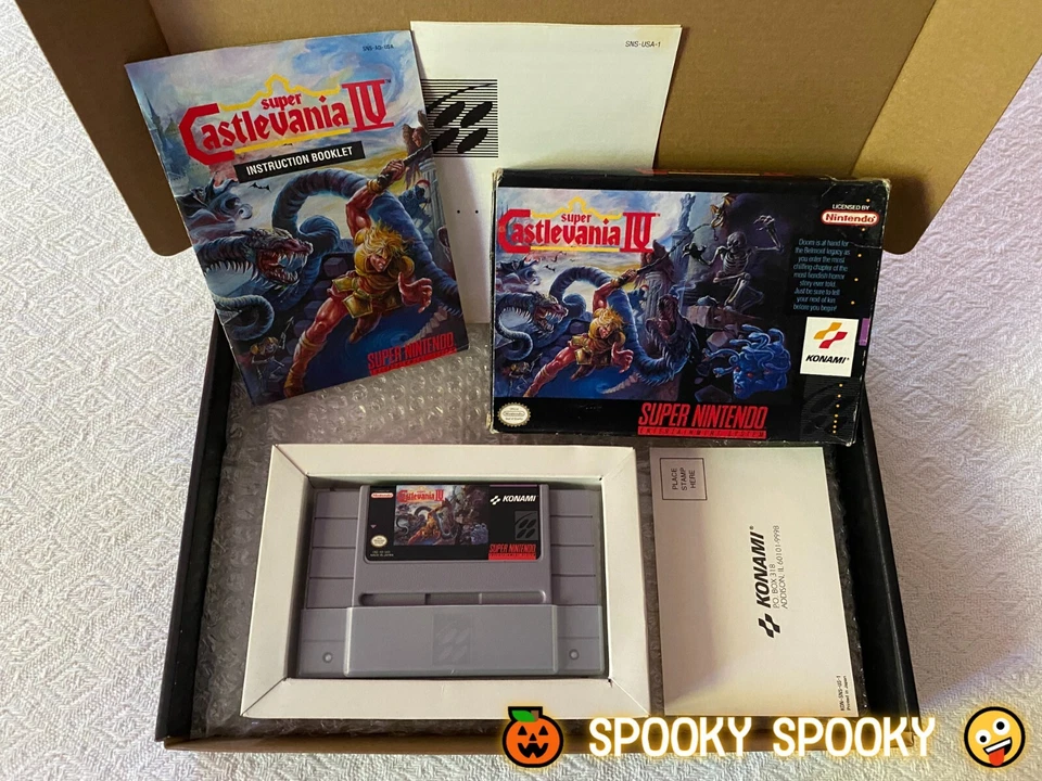 Super Castlevania IV SNES - NTSC-U/C USA VGC CIB - High Quality Packing - Image 1 of 4
