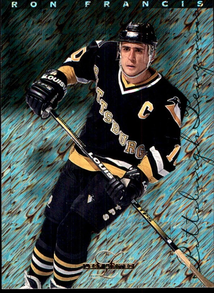 1995-96 Leaf Limited #23 Ron Francis PITTSBURGH PENGUINS SEATTLE KRAKEN GM - Image 1 of 2