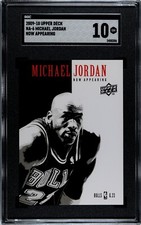 Michael Jordan Scarface SGC 10 Upper Deck 2009-10 Now Appearing NA6 Short Print