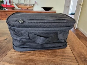Briggs & Riley Expandable Baseline Black Toiletry Travel Kit Bag - Picture 1 of 10