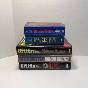 5 W.E.B. Griffin Bücher Lot Ehre gebundene Serie 2. Weltkrieg Spione Argentinien - Bild 1 von 13