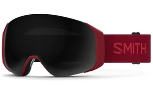 Gafas de nieve Smith 4D Mag S sangría, lente negra sol chromapop + bono nuevo 2023 - Imagen 1 de 4