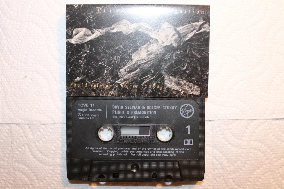 David Sylvian + Holger Czukay - Plight & Premonition Великобритания Virgin кассета ПРОТЕСТИРОВАНА - Изображение 1 из 1