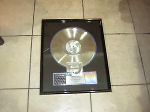 THE ROLLING STONES RIAA AWARD STEEL WHEELS VINTAGE 1989 RECORD AWARD - Picture 1 of 9