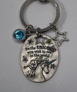 M2 Be the UNICORN you wish to see in the world KEYCHAIN Ganz defective - Picture 1 of 10