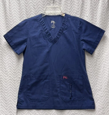 Blusa Médica Peaches Sport Azul Marino Talla Pequeña Estilo 9409 Foto 1 de 4