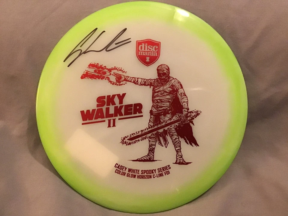 Discmania Color Glow C Line FD1 Sky Walker 2 Casey White Autograph Signed - Image 1 of 1