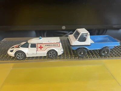 CORGI JR. VINTAGE 1/64 AMBULANCE & ROUGH TERRAIN TRUCK USED MADE GR. BRITIAN-GB - Image 1 of 4