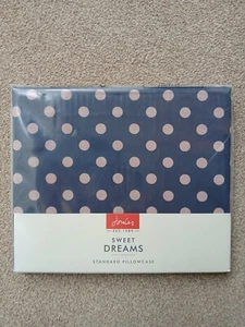 NEW JOULES WINTER BLOOM STANDARD PILLOWCASE X 1 NAVY - Picture 1 of 2